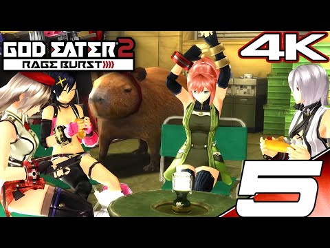 GOD EATER 2 RAGE BURST Gameplay Walkthrough Part 5 - Romeo's Problem & Solution (4K 60FPS)