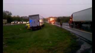 preview picture of video 'i8141913 Semi Accident Interstate 81'