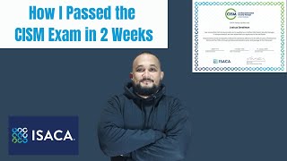 How I passed the CISM Exam In 2 Weeks