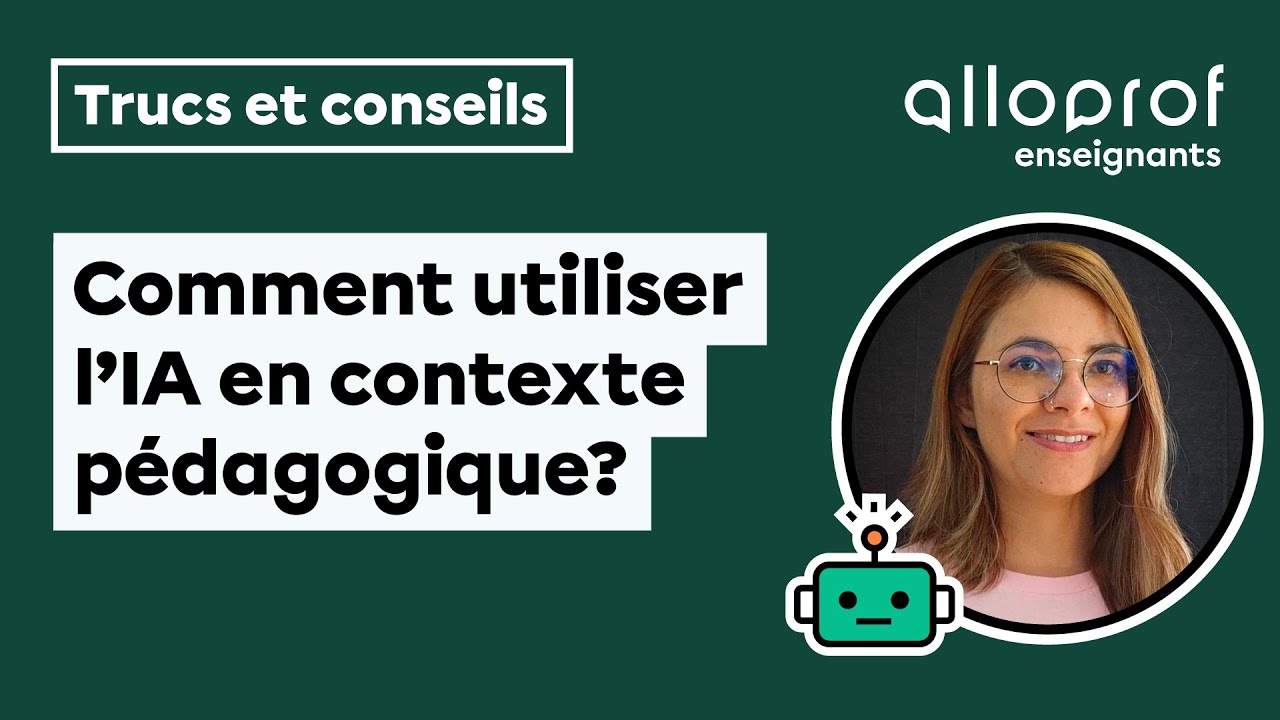 Comment utiliser l’IA en contexte pédagogique?