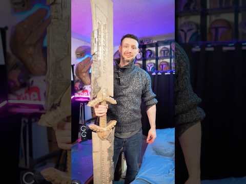 Huge Thanos Double Edged Sword Out Of Cardboard! 🤯 #marvel #epiccardboardprops