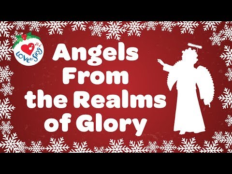 Angels from the Realms of Glory with Lyrics | Christmas Carol