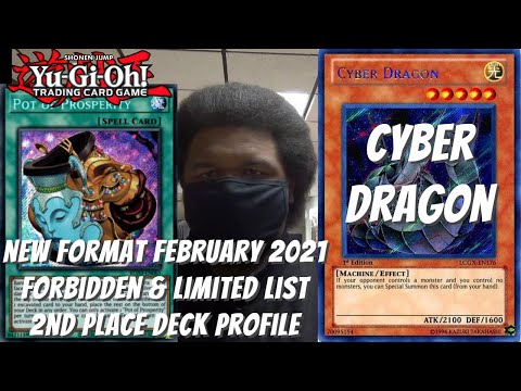 Yugioh New Format February 2021 Locals 2nd Place Deck Profile - Cyber Dragon - Kyle Lewis