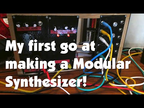 Building my first Modular Synthesizer inc LMNC Twin T Drums and Eurorack PSU