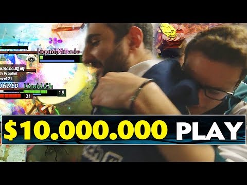 Miracle- $10.000.000 BKB Omnislash with GH Echo Slam Combo TI7 Dota 2