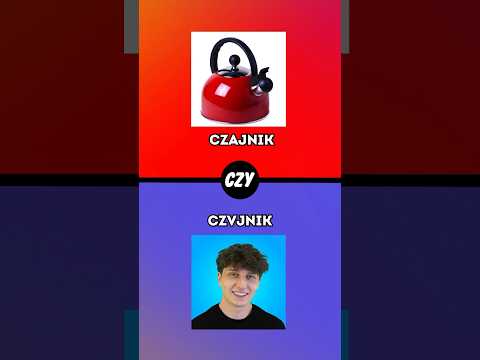 CZAJNIK czy CZVJNIK 😂 #Shorts
