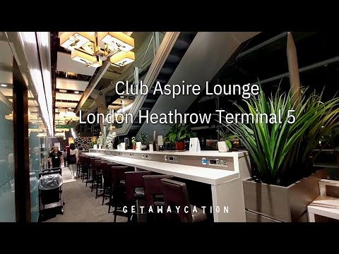 Club Aspire Lounge Londres Heathrow Terminal 5 / setembro de 2023