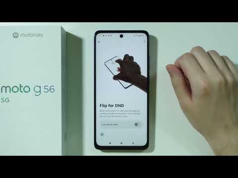 Motorola Moto G56: How to Turn ON/OFF Flip for DND (Flip Phone to Enable Do Not Disturb)
