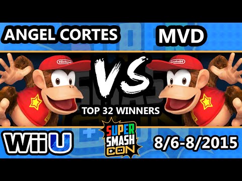 SSC - HBA | Angel Cortes (Diddy Kong) Vs. PG | MVD (Diddy Kong) SSB4 Top 32 - Smash Wii U - Smash 4