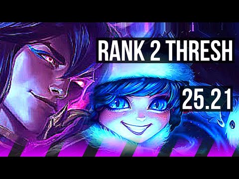 THRESH & Jinx vs LULU & Tristana (SUP) | Rank 2 Thresh | EUW Challenger | 25.21