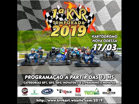 1º Etapa KVR Kart 2019 - Kartódromo Internacional de Nova Odessa