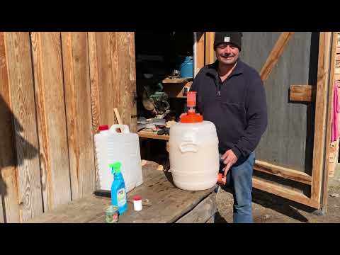 Schnaps brennen - Maische abziehen und lagern