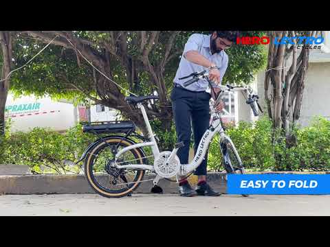 Hero Lectro e-cycle - Hero Lectro C9 The Folding E-bike