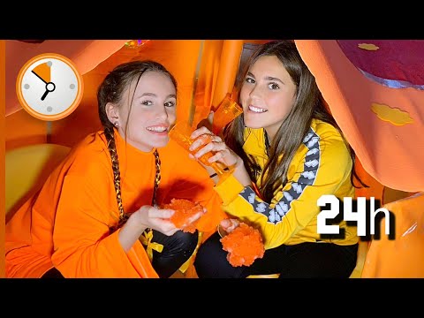 24 ORE NELLA CASETTA ARANCIONE !! 🍊 e altro ....😱 - by Charlotte M.