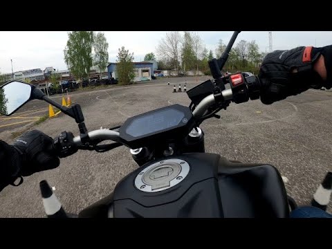 MT07 Prawo jazdy kat A - jazdy  nr 4 w OSK Wojtek (Katowice)