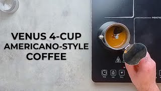 POV: Making a Delicious Americano-Style Coffee With Moka Pot