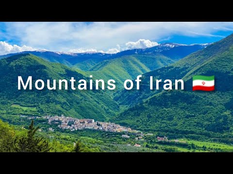 the scenic mountains of ilam, iran