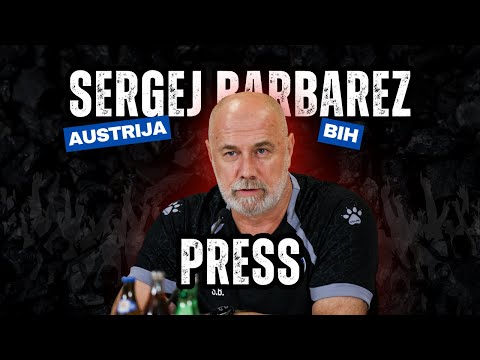Press konferencija Sergeja Barbareza i Nikole Vasilja uoči meča BiH-Austrija (17.11.2025.)
