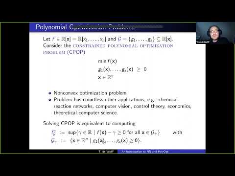 17June2022 Tutte An introduction to Nonnegativity and Polynomial Optimization
