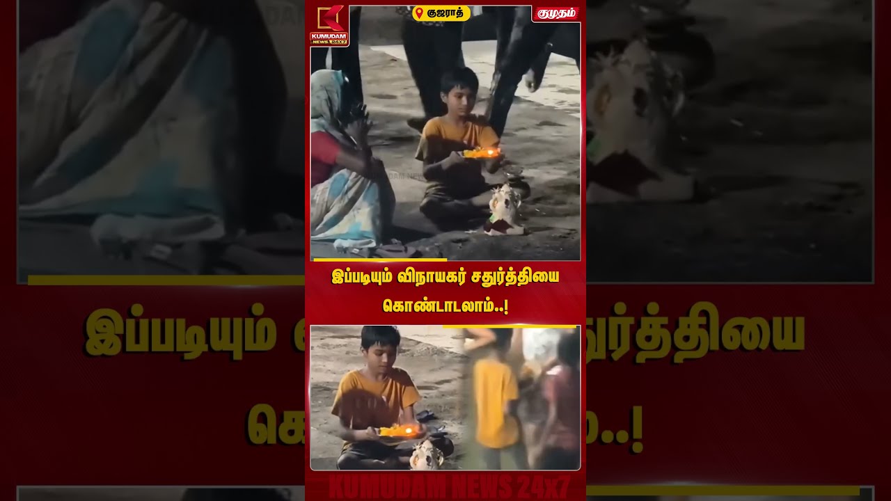 இப்படியும் விநாயகர் சதுர்த்தியை கொண்டாடலாம் | Vinayagar Chaturthi | Gujarat