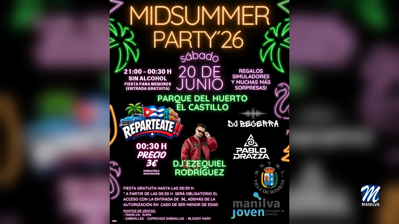 Juventud te invita a la Midsummer Party