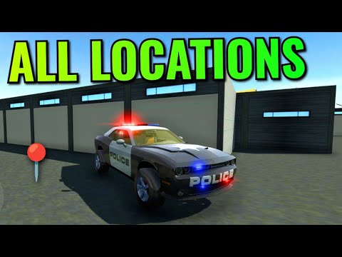 All Police Car Location in Car Simulator 2