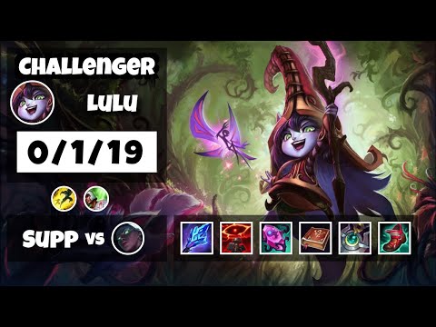 Lulu Support 11.6 Challenger Gameplay Replay - S11 (0/1/19) - OCE