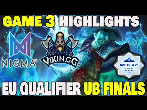 NIGMA VS VIKIN.GG GAME 3 Bukovel Minor EU Qualifier Upper Bracket Finals