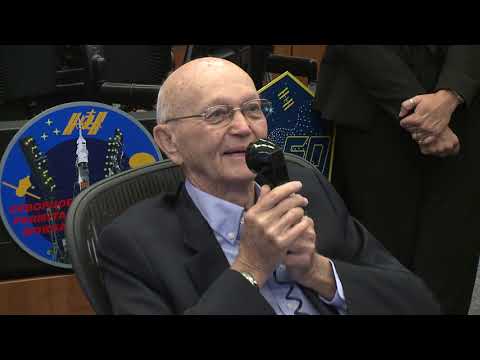 Apollo 11 Astronaut Michael Collins Speaks With Expedition 60 Crew July 24, 2019