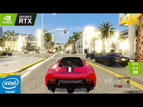 GTA V 4K60fps Ray Tracing Global Illumination Graphics Gameplay Story Mode #Part11 Realism Beyond
