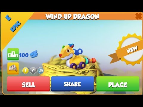 WIND-UP Dragon Hatching!, Gameplay , Dragon Mania Legends | Part 1186 HD