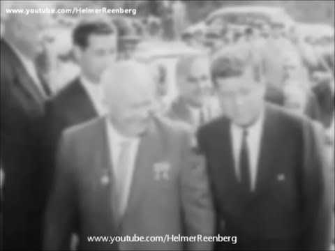 June 3, 1961 - President John F. Kennedy and Nikita Khrushchev meet at US Embassy, Vienna, Austria