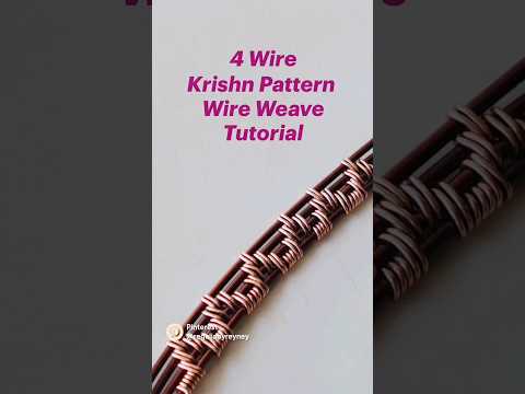 4 Wires Krishn Wire Weave Pattern Free Tutorial from Regalia by Reyney