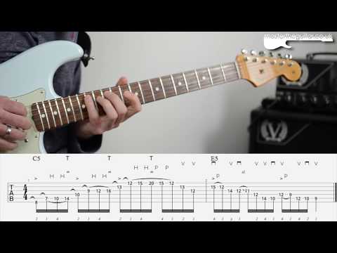 Melodic Cmaj7 Tapped Arpeggio Lick w/TAB - MasterThatLick #8 Guitar Lick Lesson