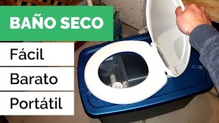 Cómo hacer BAÑO SECO ECONÓMICO y PORTÁTIL | Paso Sustentable