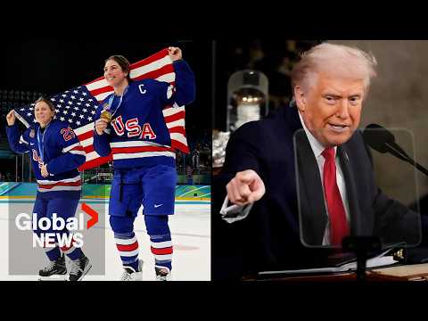 US hockey captain responds to Trump’s ‘distasteful’ quip about women’s team