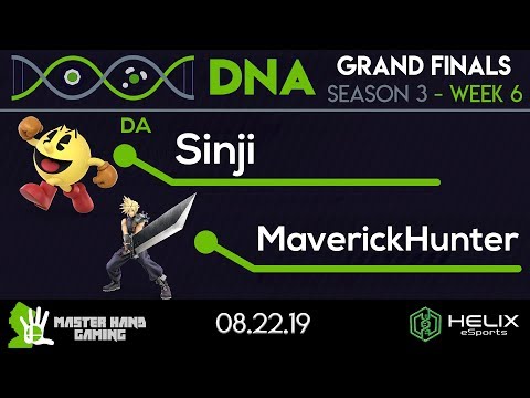 DNA S3:W6 - DA | Sinji (Pac-Man, Game & Watch) vs. MaverickHunter (Cloud, Mega Man) - Grand Finals