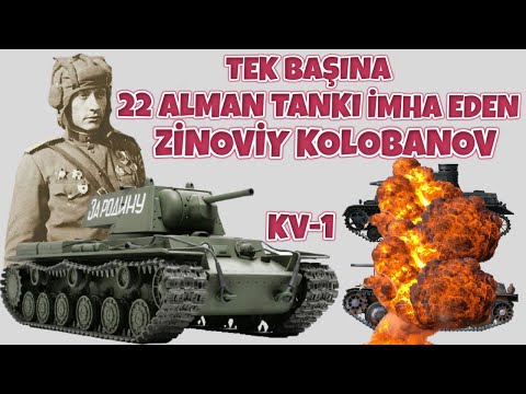 SOVIET COMMANDER ZINOVIY KOLOBANOV, WHO DESTROYED 22 GERMAN TANKS BY HISSELF. WORLD WAR II HISTORY