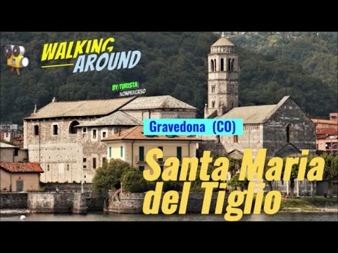 Gravedona (CO)  La bella chiesa romanica di Santa Maria del Tiglio.