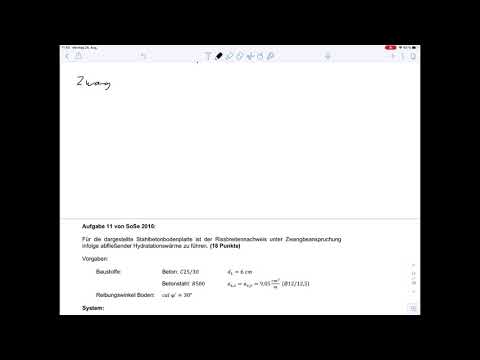 Forced foundation slab due to heat of hydration – Rep. Solid Construction 3 (Exam Summer Semester...