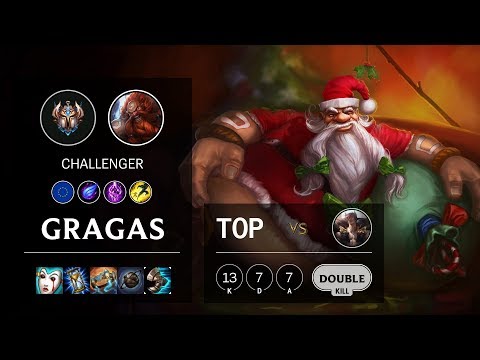 Gragas Top vs Sett - EUW Challenger Patch 10.4