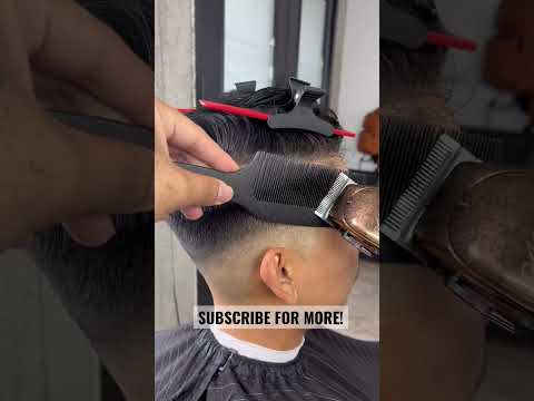 SLICK BACK UNDERCUT MID FADE ON ASIAN HAIR STEP BY STEP BARBER TUTORIAL