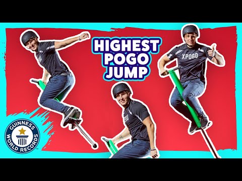 Highest Jump on a pogo stick - Guinness World Records