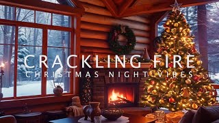 Crackling Fire: Cozy Cabin Christmas
