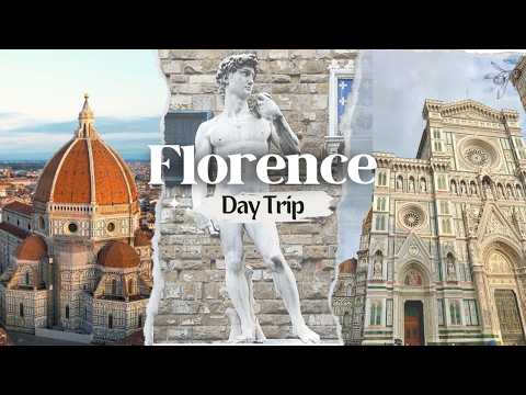 Florence vlog I Day trip from Rome I by High Speed Train
