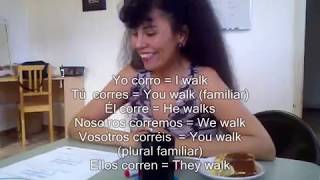 Spanish Verbs - Correr and Leer