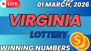 Virginia Day Lottery Results For - 01 Mar, 2026 - Pick 3 - Pick 4 - Pick 5 - Powerball - Cash4Life