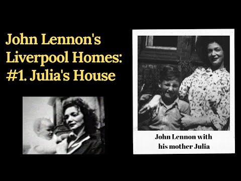 Watch YouTube video titled John Lennon's Home in Liverpool plus Julia Lennon's house