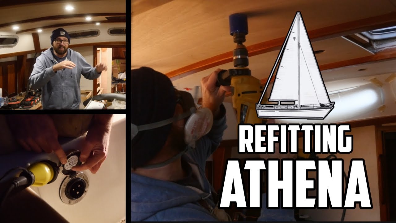 Sail Life - LED lights in the saloon - DIY sailboat project