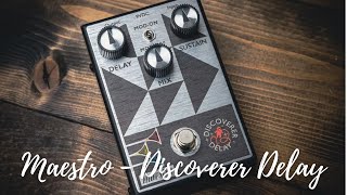 Video thumbnail for Maestro - Discoverer Delay Pedal by Marshall Music SA
